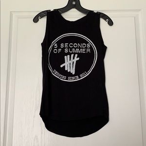 Black 5SOS Tank Top